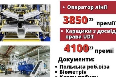 Оператори лінії на автомобільний завод Ideal Automotive, PL, Swidnica, Poland